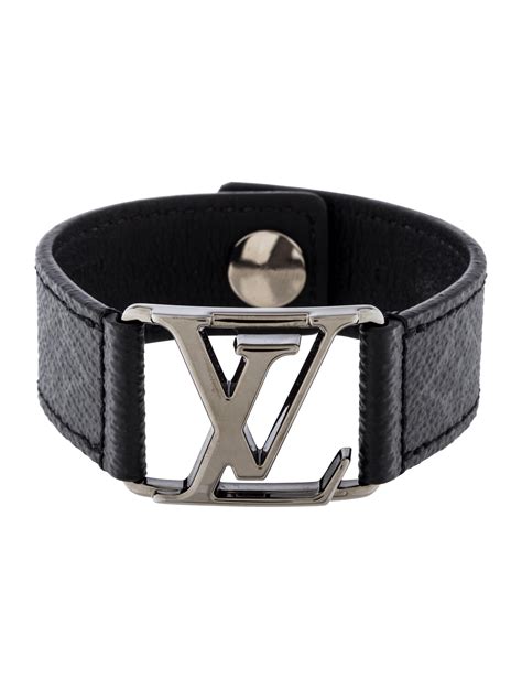 louis vuitton men's leather bracelet|men's designer bracelets louis vuitton.